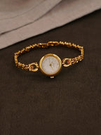 Florette Carved-Link Watch